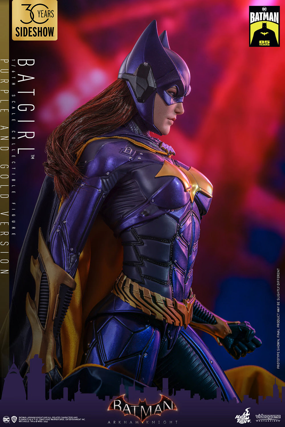 Hot Toys Batman: Arkham Knight - Batgirl (Purple and Gold Version) 1:6 Scale Collectible Figure VGM65