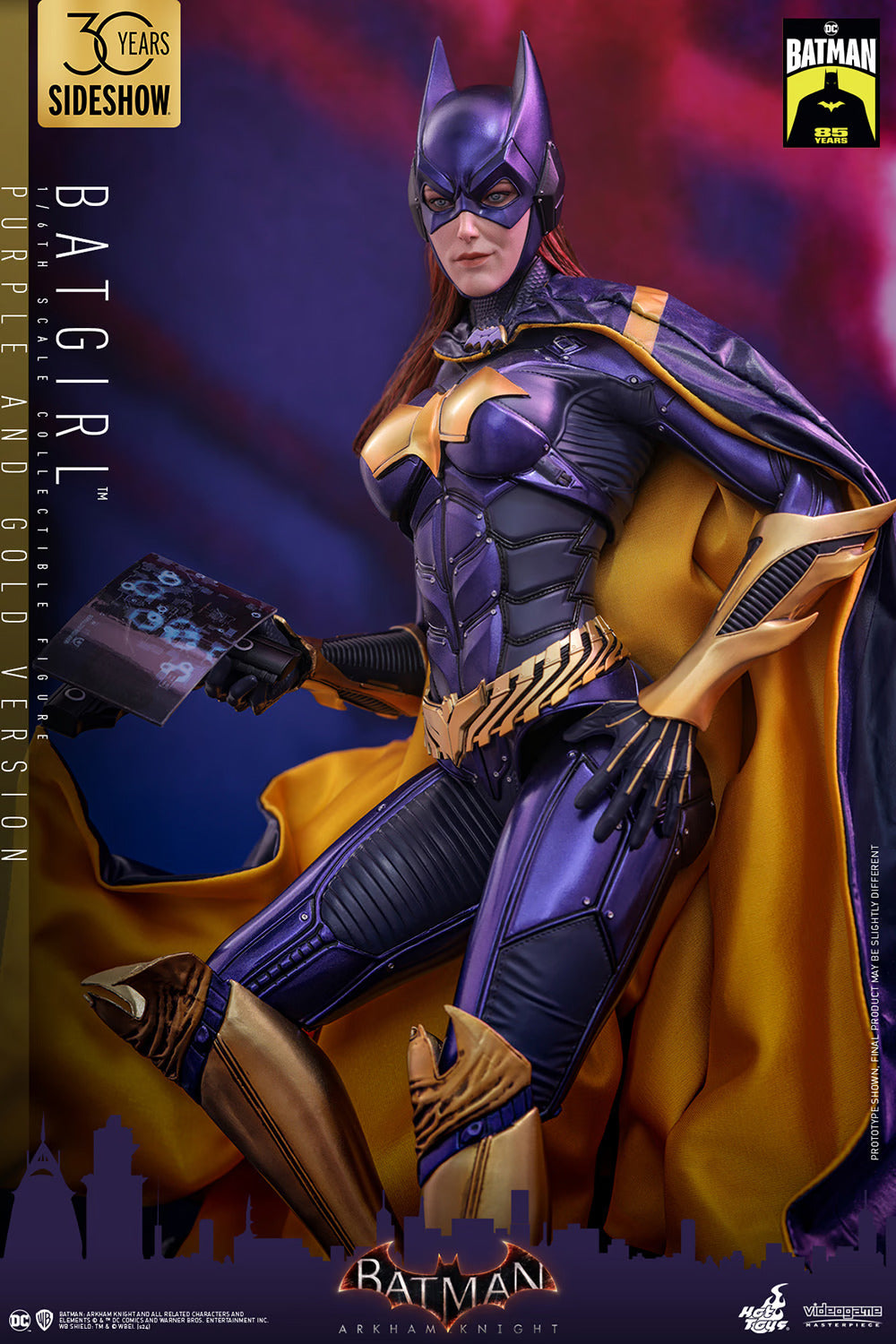 Hot Toys Batman: Arkham Knight - Batgirl (Purple and Gold Version) 1:6 Scale Collectible Figure VGM65