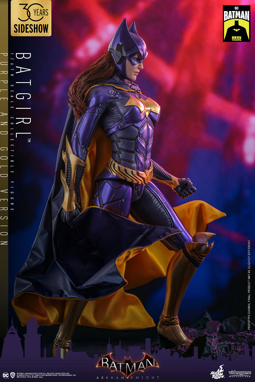 Hot Toys Batman: Arkham Knight - Batgirl (Purple and Gold Version) 1:6 Scale Collectible Figure VGM65