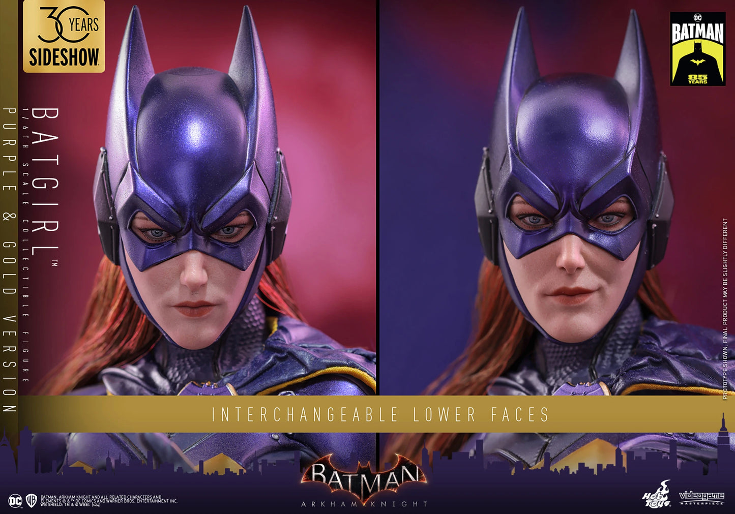 Hot Toys Batman: Arkham Knight - Batgirl (Purple and Gold Version) 1:6 Scale Collectible Figure VGM65