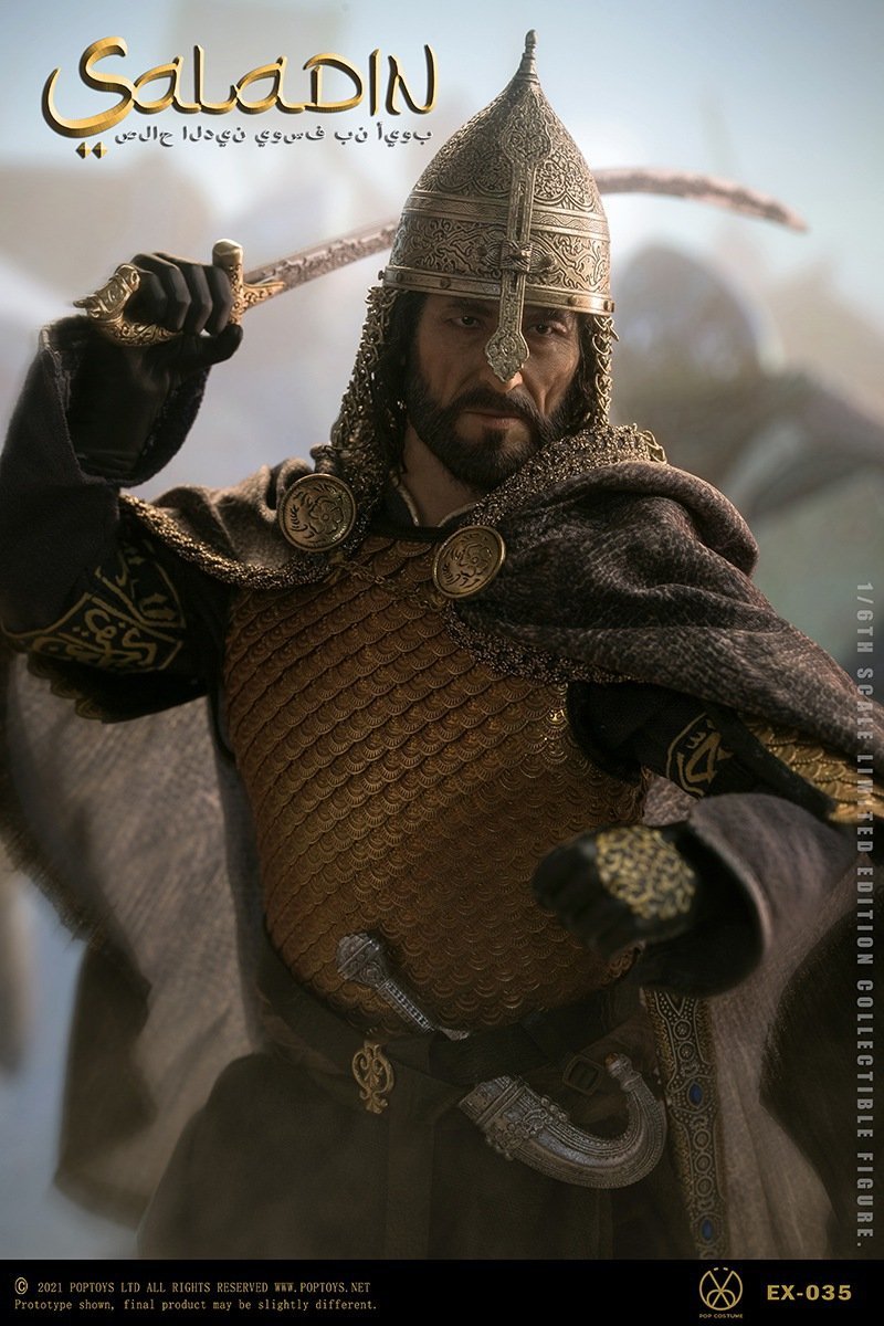 POPTOYS 1:6 “Nothing,Everything” Saladin Fine copper handmade armor