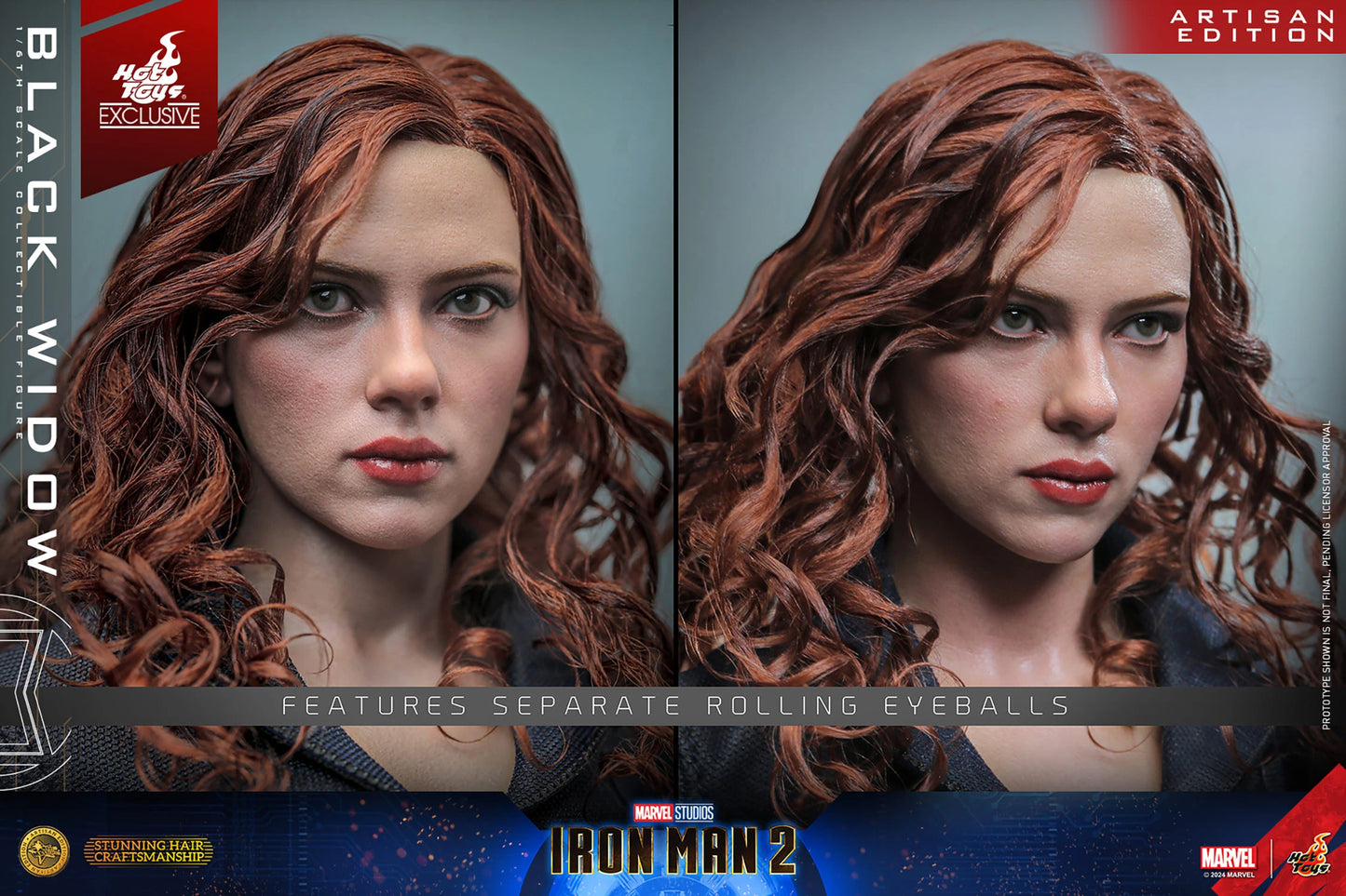 Hot Toys Iron Man 2 - 1:6 Scale Black Widow Collectible Figure (Artisan Edition)(Regular Edition)(Without An Iron Man Gauntlet With Two Interchangeable Hands) MMS757AE