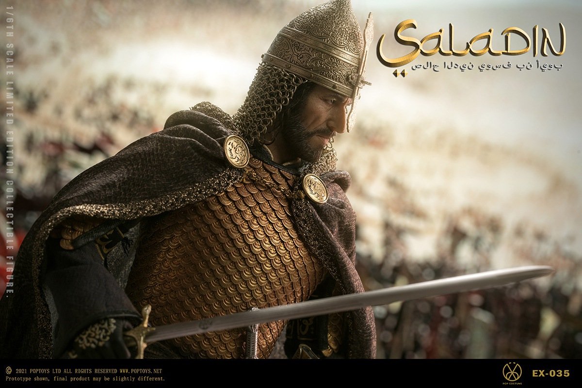 POPTOYS 1:6 “Nothing,Everything” Saladin Fine copper handmade armor