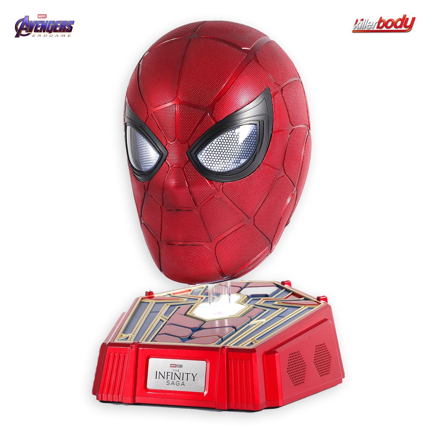 Killerbody Avengers: Endgame Iron Spider Life Size Collectible - Movie Props Replica With Bluetooth Speaker