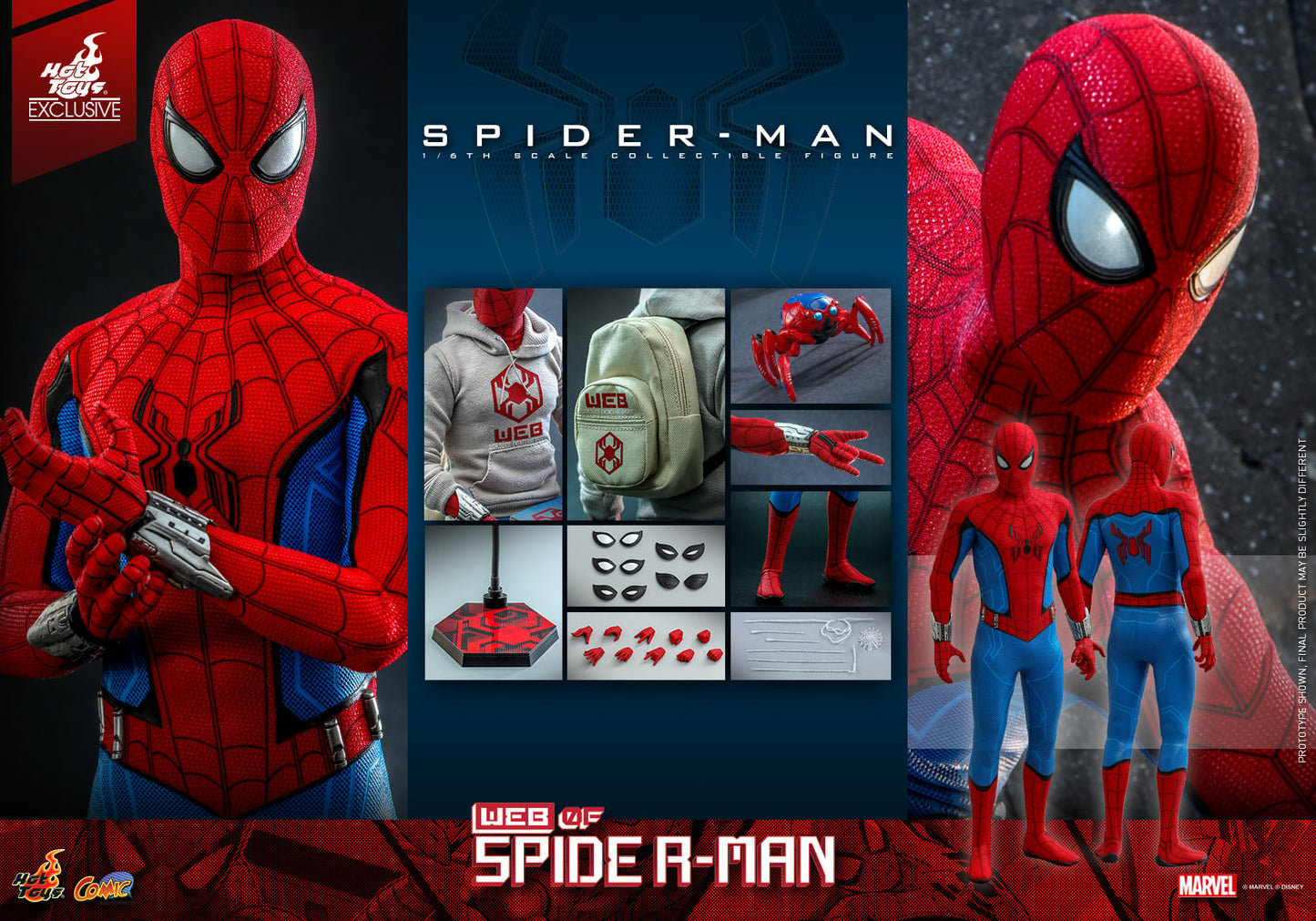 Hot Toys W.E.B. of Spider-Man - 1/6th scale Spider-Man Collectible Figure CMS010 (Limited 210 PCS)