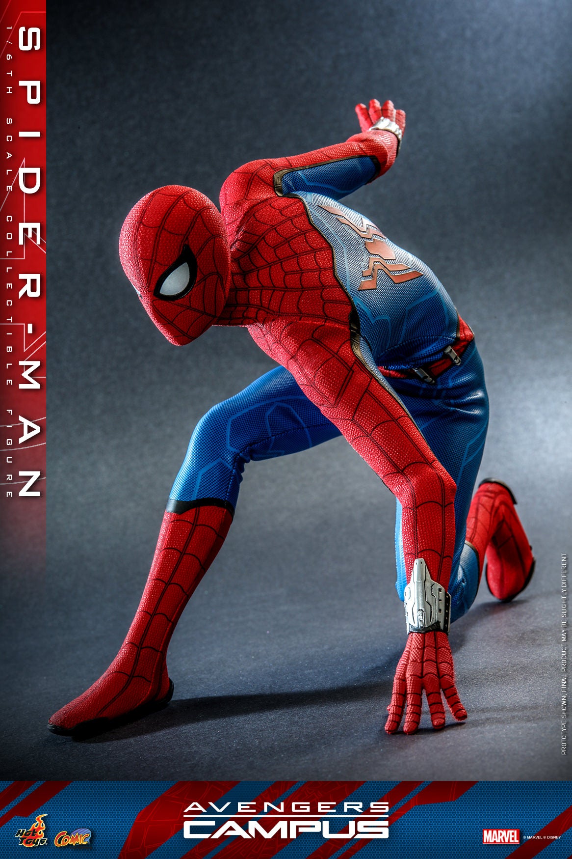 Hot Toys Avengers Campus - 1/6th scale Spider-Man Collectible Figure CMS010B ( D23 Expo Exclusive)