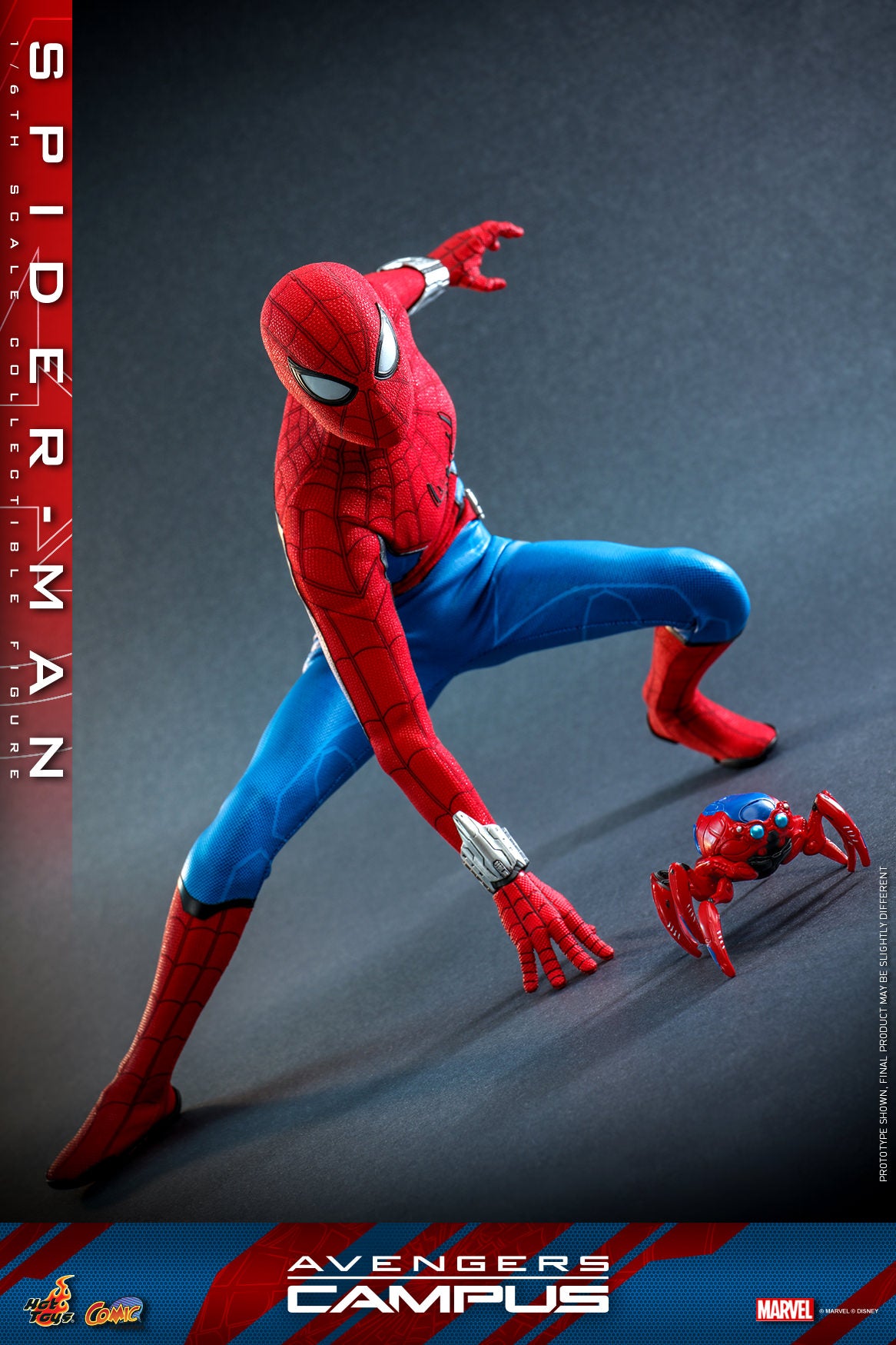 Hot Toys Avengers Campus - 1/6th scale Spider-Man Collectible Figure CMS010B ( D23 Expo Exclusive)