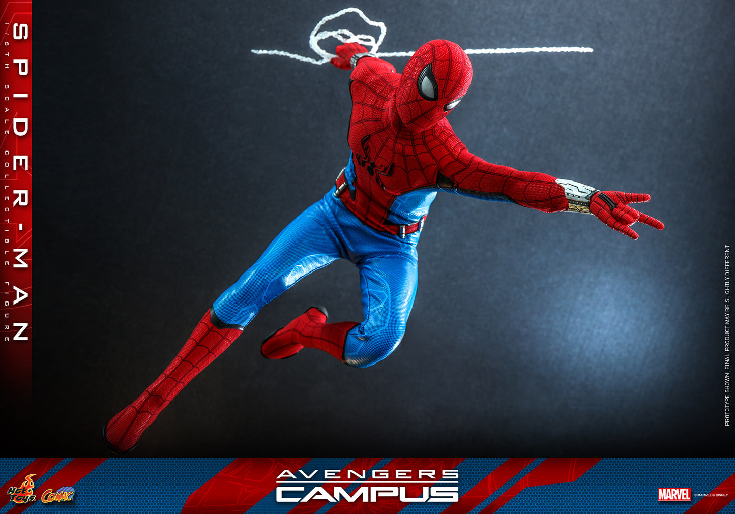 Hot Toys Avengers Campus - 1/6th scale Spider-Man Collectible Figure CMS010B ( D23 Expo Exclusive)