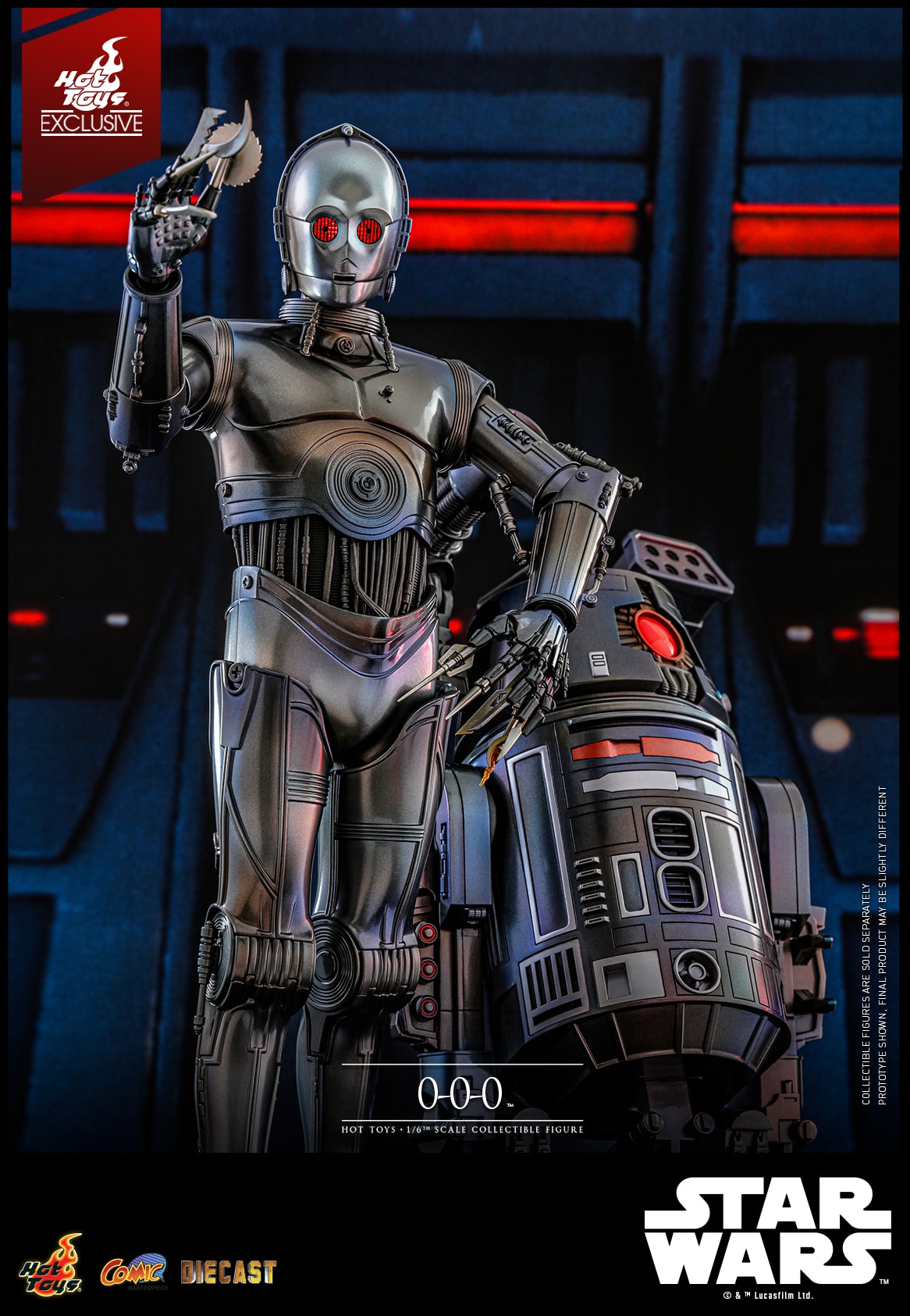 Hot Toys Star Wars™ 0-0-0™ 1/6th Scale Collectible Figure CMS016D58