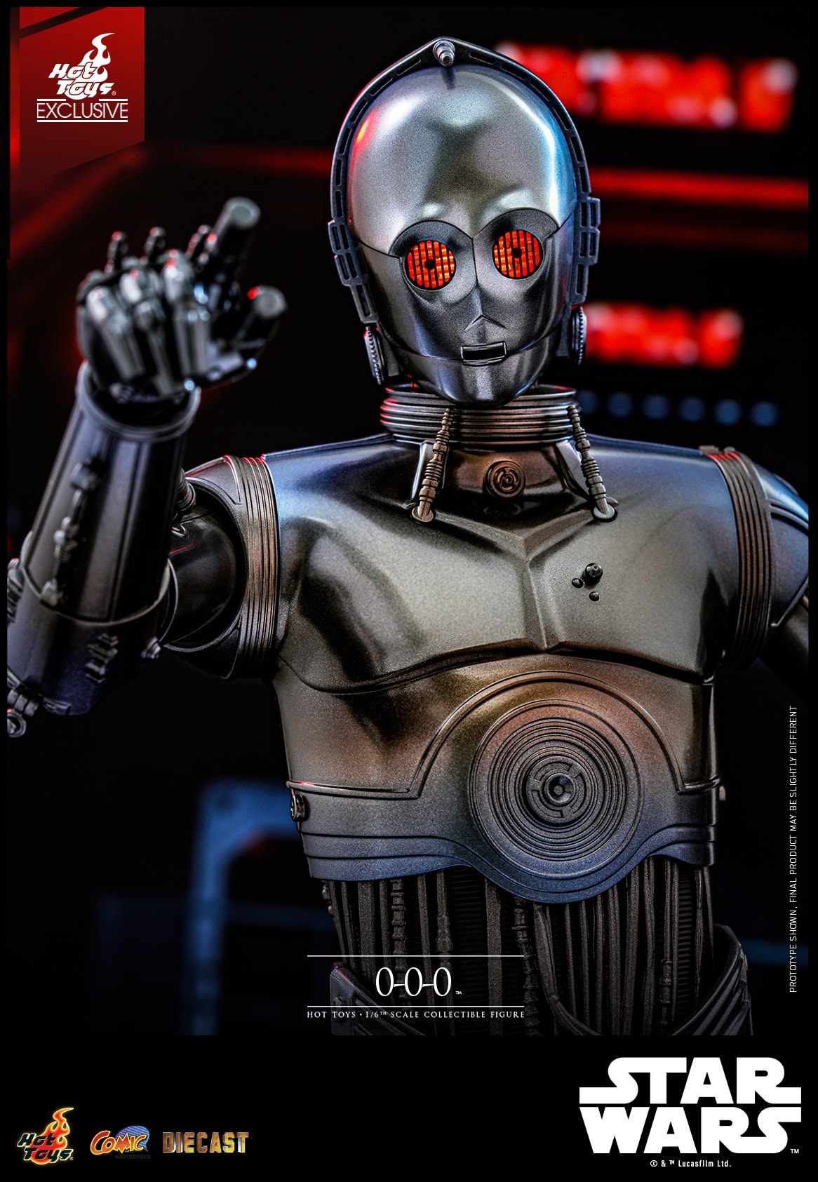 Hot Toys Star Wars™ 0-0-0™ 1/6th Scale Collectible Figure CMS016D58