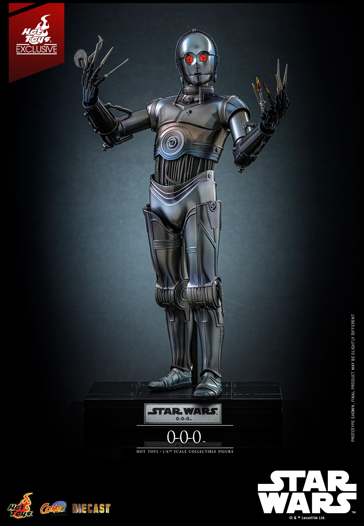 Hot Toys Star Wars™ 0-0-0™ 1/6th Scale Collectible Figure CMS016D58