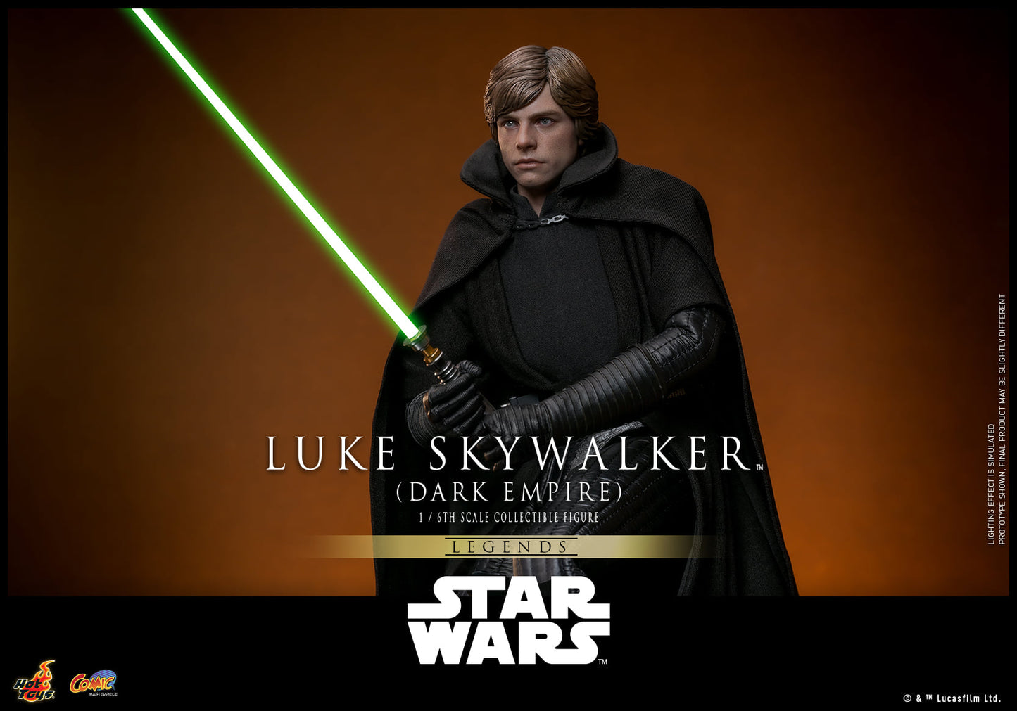 Hot Toys【Star Wars: Dark Empire™️ - 1:6 Scale Luke Skywalker™️ (Dark Empire) Collectible Figure】(Exclusive Edition)(Global Exclusive Commemorative Coin) (The color of the coins is random, possibly gold or red)  CMS019B