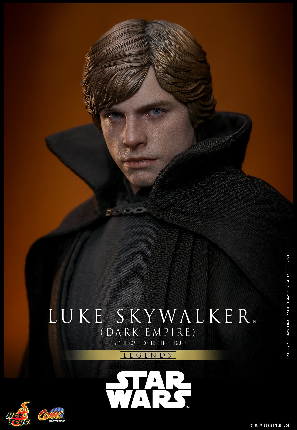 Hot Toys【Star Wars: Dark Empire™️ - 1:6 Scale Luke Skywalker™️ (Dark Empire) Collectible Figure】(Exclusive Edition)(Global Exclusive Commemorative Coin) (The color of the coins is random, possibly gold or red)  CMS019B