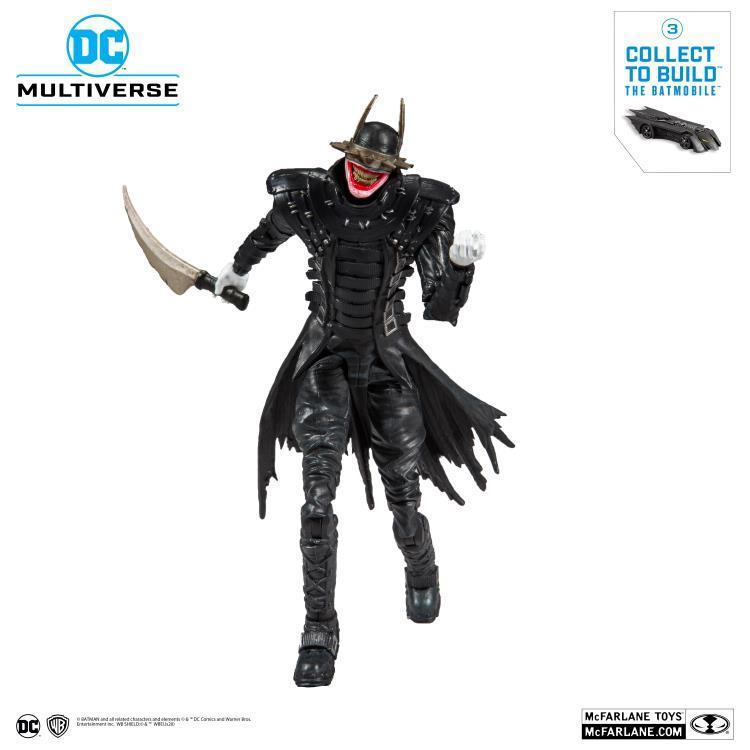 McFarlane Toys DC Multiverse Collector 7" Action Figure WV1 Batman Who Laughs (Build-A-Batmobile)