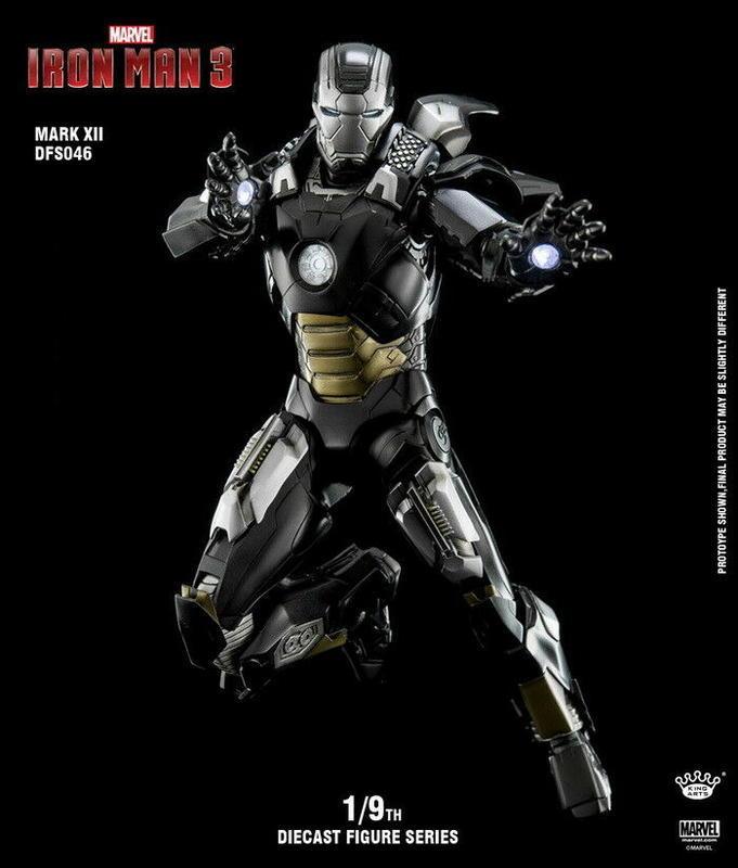 King Arts 1:9 Scale Iron Man Mark XII Collectible Figure