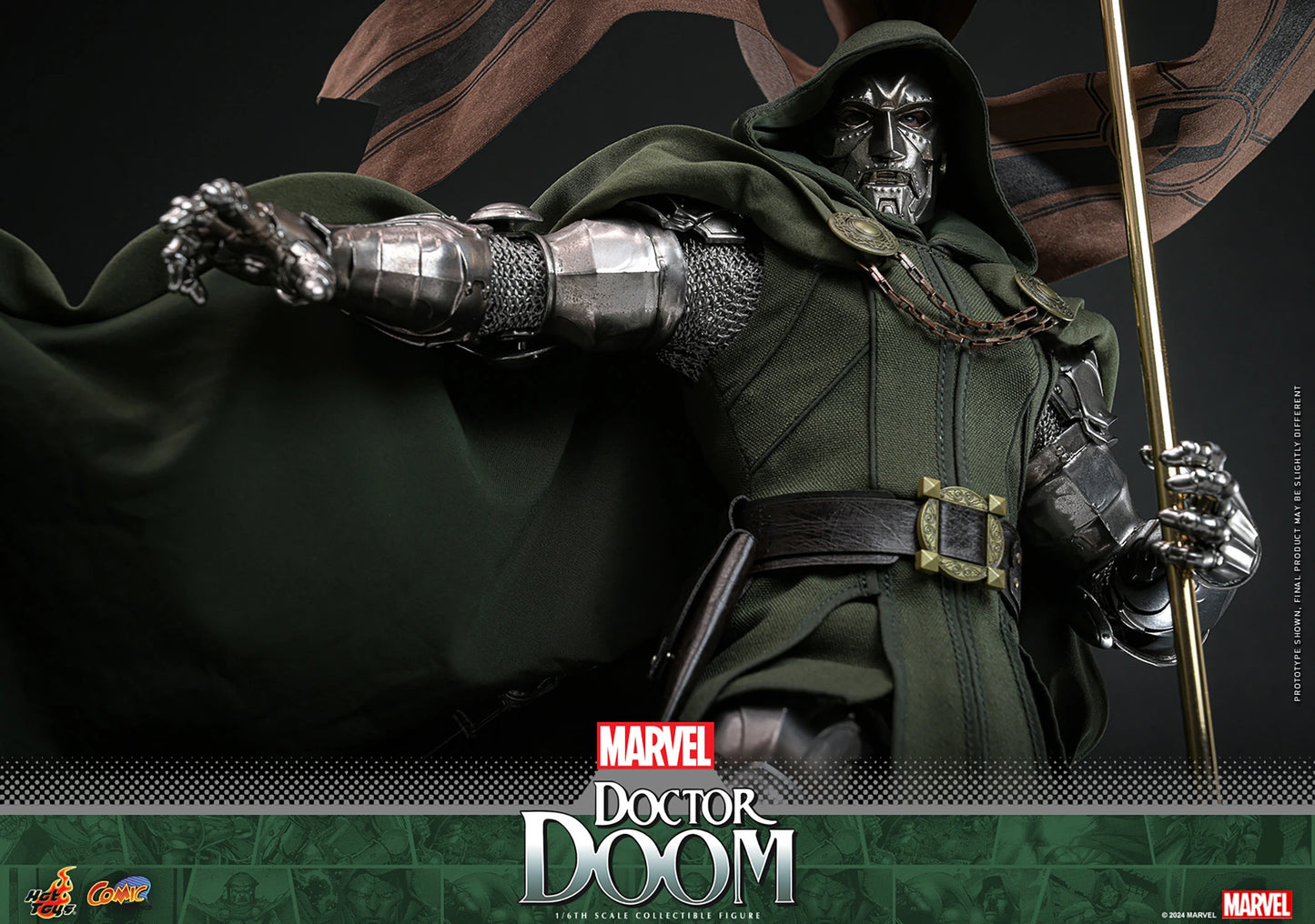 Hot Toys Marvel Comics - Doctor Doom (Regular Edition) 1:6 Scale Collectible Figure CMS022