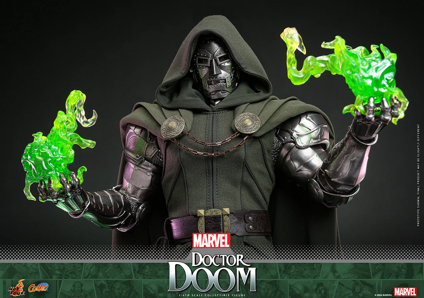 Hot Toys Marvel Comics - Doctor Doom (Regular Edition) 1:6 Scale Collectible Figure CMS022