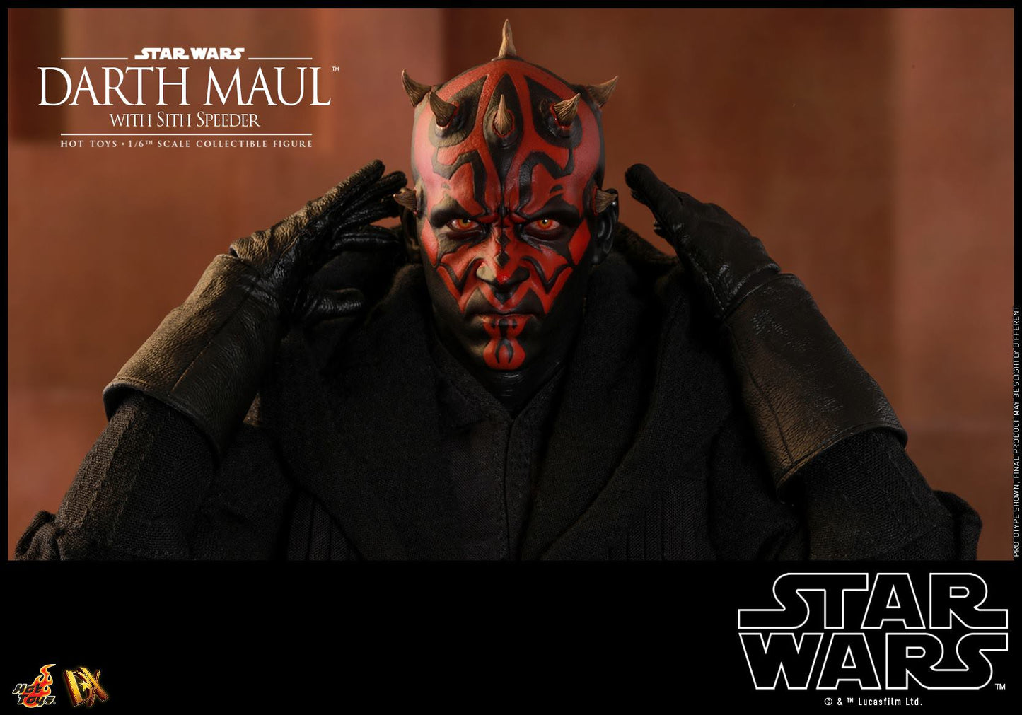 Hot Toys Star Wars Episode I: The Phantom Menace - Darth Maul with Sith Speeder DX17 (Regular Edition)