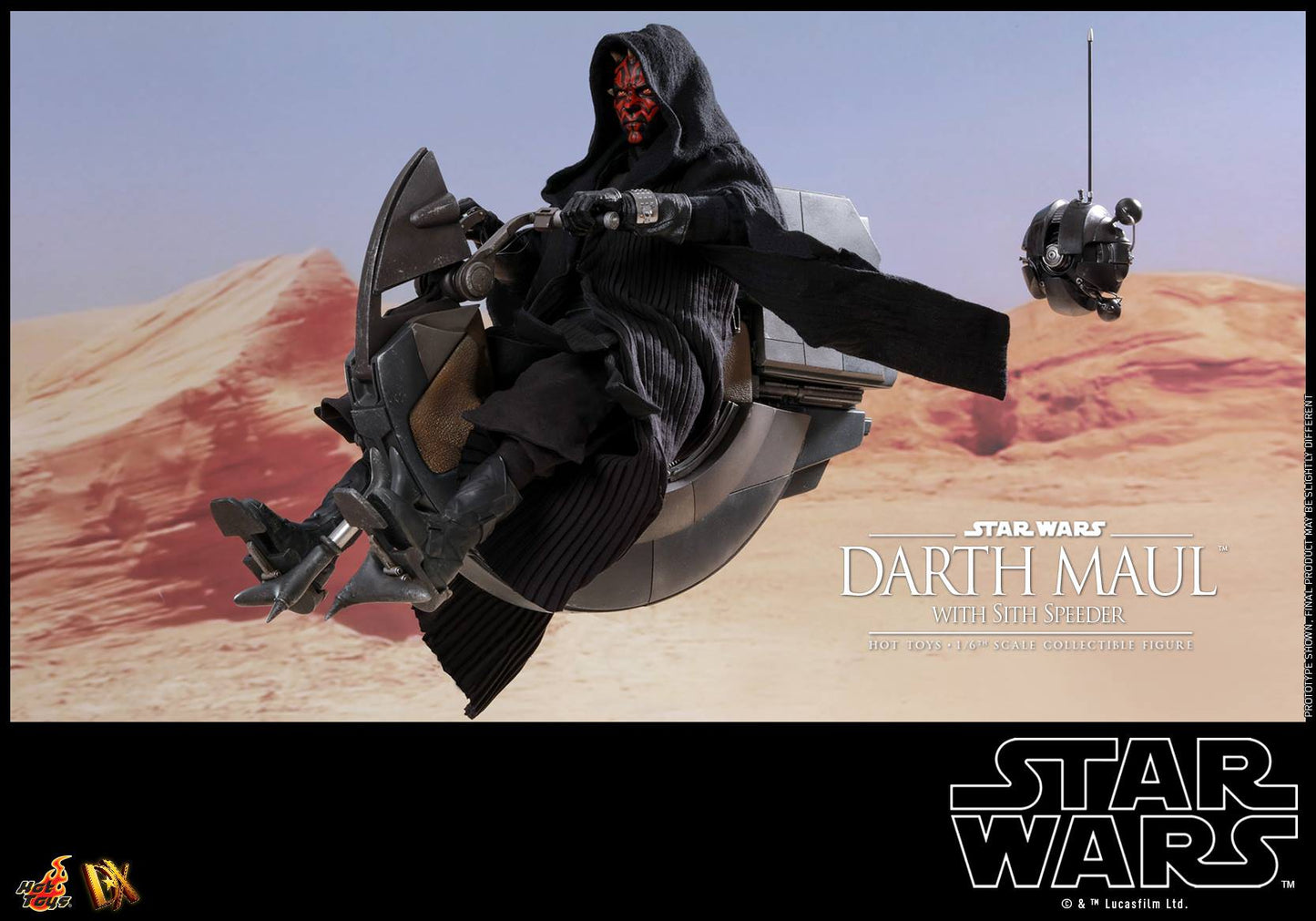 Hot Toys Star Wars Episode I: The Phantom Menace - Darth Maul with Sith Speeder DX17 (Special Edition)