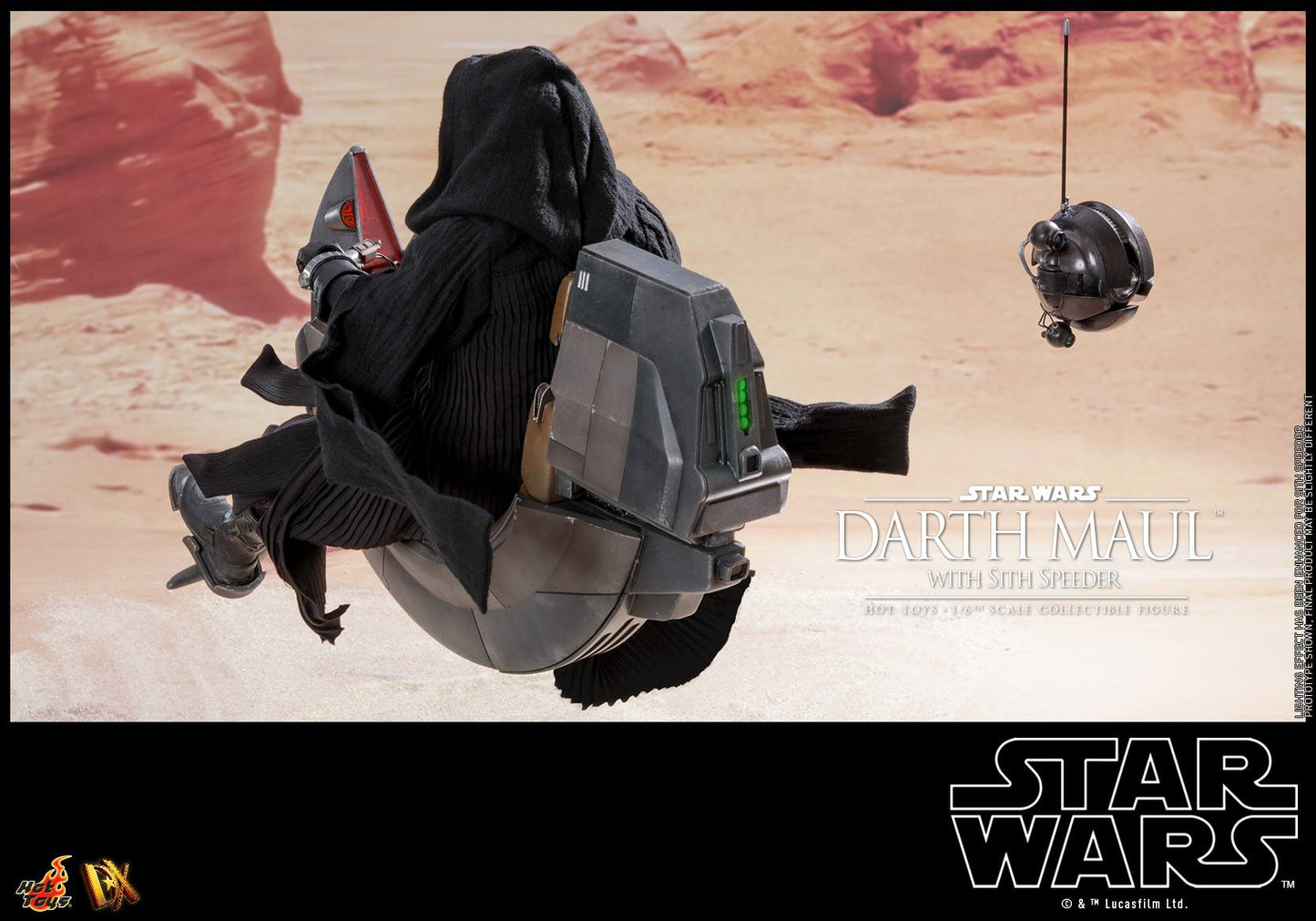 Hot Toys Star Wars Episode I: The Phantom Menace - Darth Maul with Sith Speeder DX17 (Special Edition)