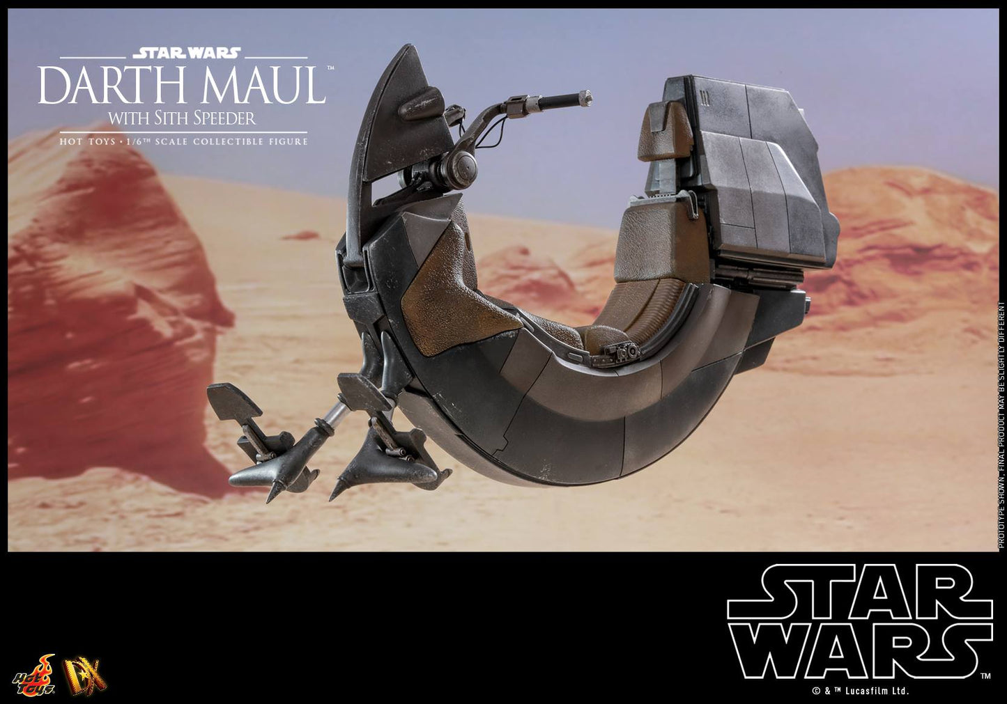 Hot Toys Star Wars Episode I: The Phantom Menace - Darth Maul with Sith Speeder DX17 (Special Edition)