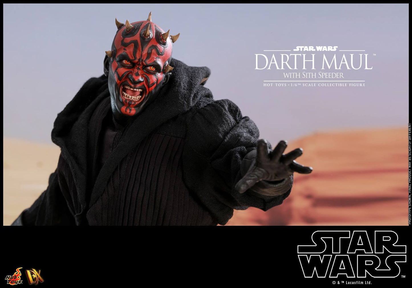 Hot Toys Star Wars Episode I: The Phantom Menace - Darth Maul with Sith Speeder DX17 (Regular Edition)