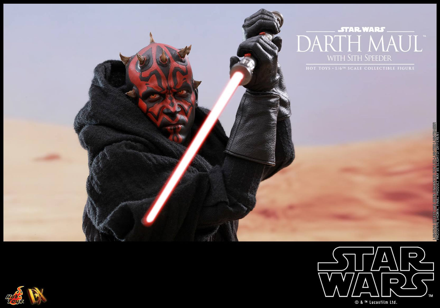 Hot Toys Star Wars Episode I: The Phantom Menace - Darth Maul with Sith Speeder DX17 (Regular Edition)