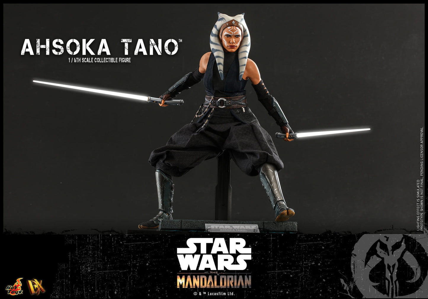 Hot Toys Star Wars™ The Mandalorian™ Ahsoka Tano™ 1/6th Scale Collectible Figure DX20