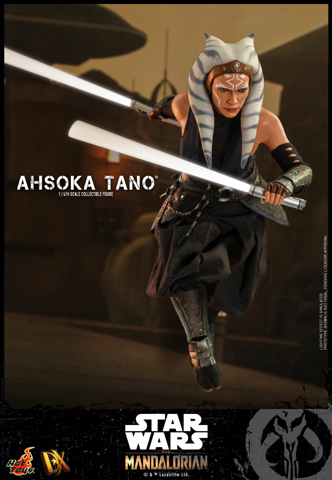 Hot Toys Star Wars™ The Mandalorian™ Ahsoka Tano™ 1/6th Scale Collectible Figure DX20