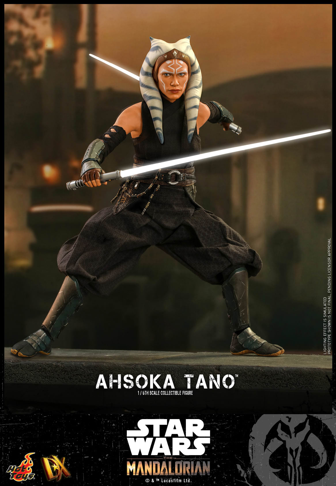 Hot Toys Star Wars™ The Mandalorian™ Ahsoka Tano™ 1/6th Scale Collectible Figure DX20