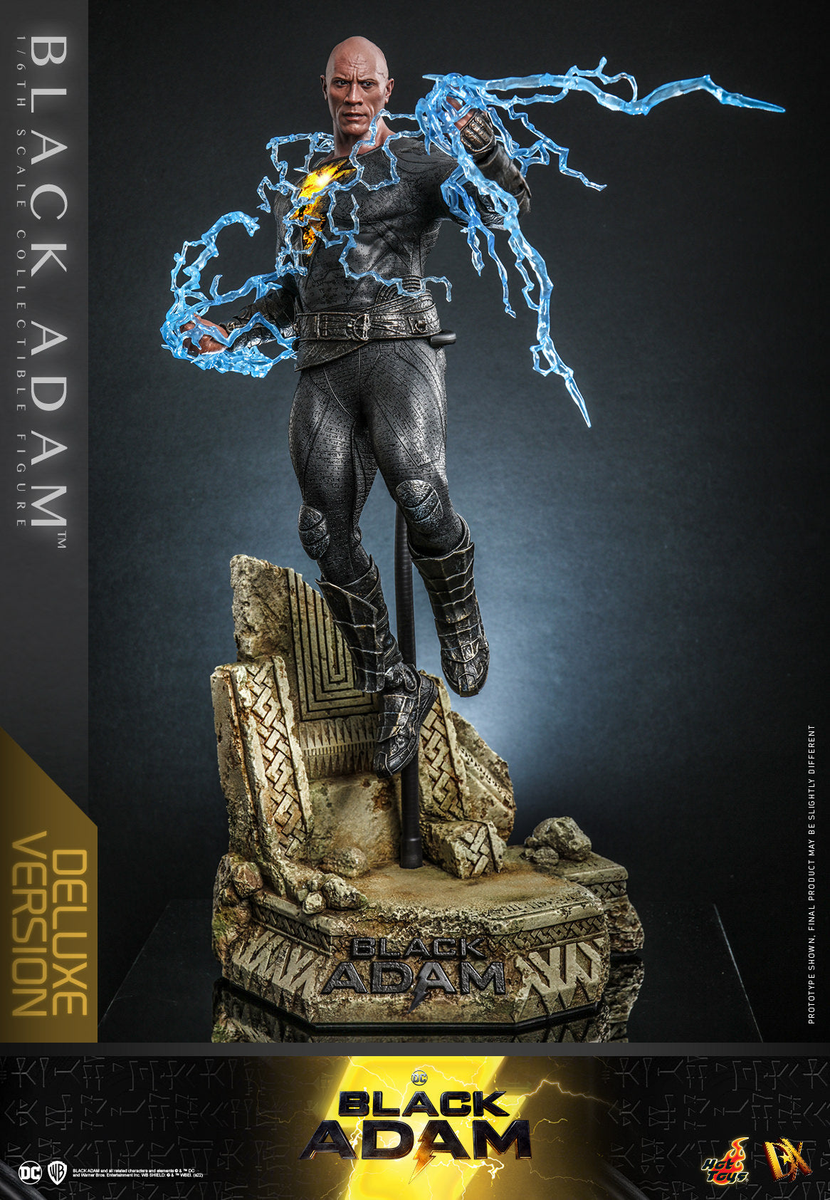 Hot Toys "Black Adam" Black Adam 1:6 Scale Collectible Figure (Deluxe Version) DX30