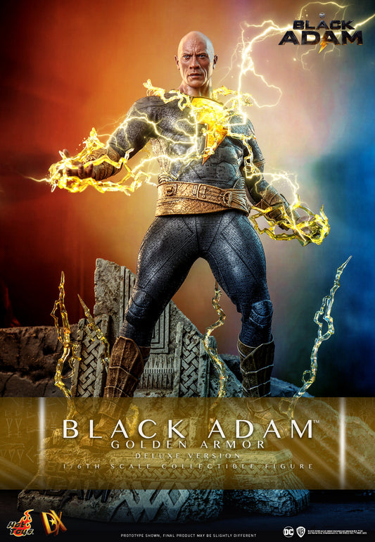 Hot Toys "Black Adam" Black Adam (Golden Armor) 1:6 Scale Collectible Figure (Deluxe Version) DX31