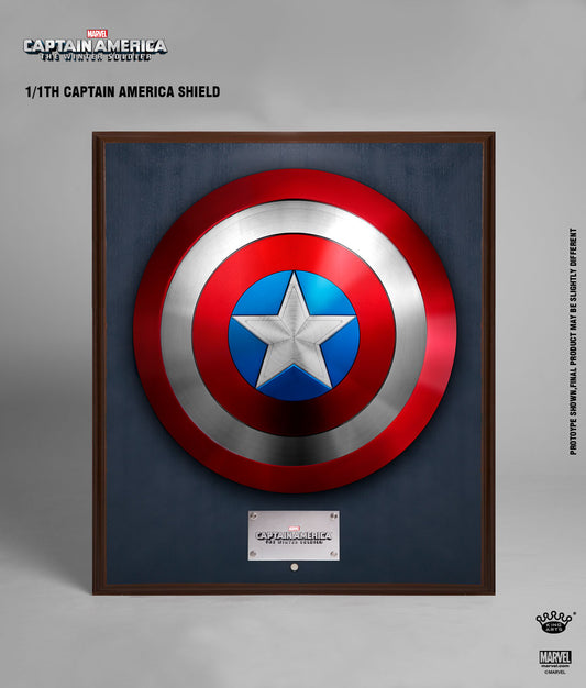 King Arts Captain America 2 - The Winter Soldier: Shield Replica - Classic Red Wall Fixed Style