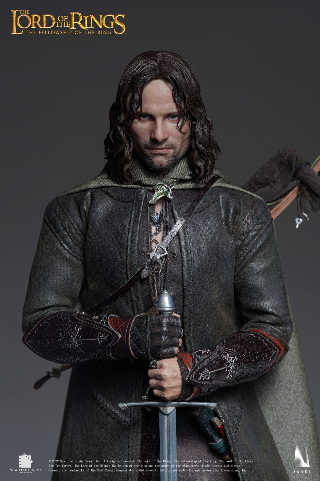 InArt The Lord Of The Rings The Fellowship Of The Ring – Aragorn 1/6th Scale Collectible Figure (Standard Version)(Sculpted Hair)