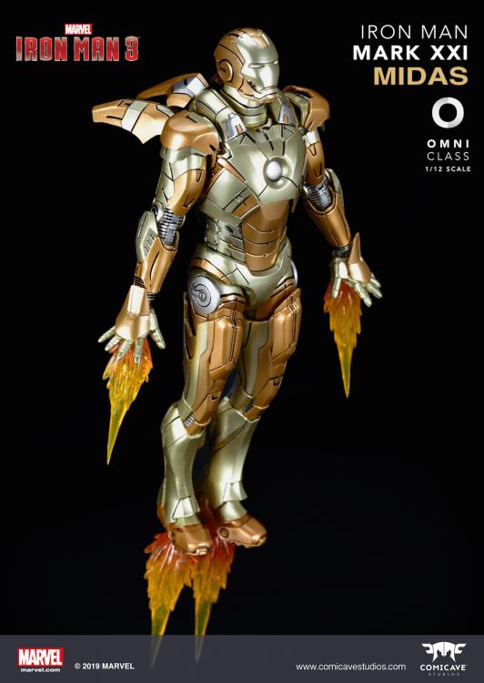 Comicave Studios 1:12 Scale Iron Man Mark XXI - Midas Collectible Figure