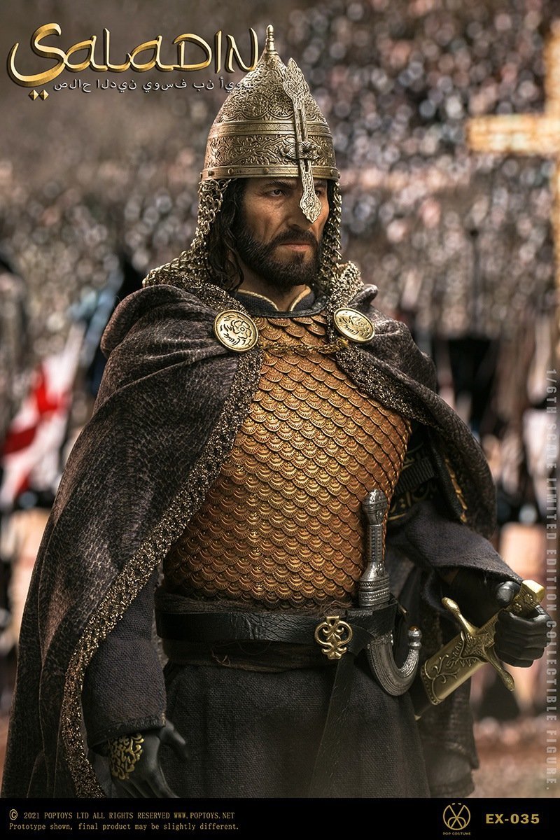 POPTOYS 1:6 “Nothing,Everything” Saladin Fine copper handmade armor