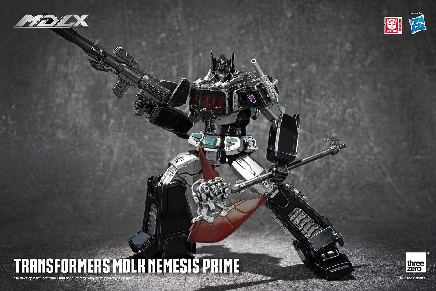 Threezero Transformers MDLX Nemesis Prime