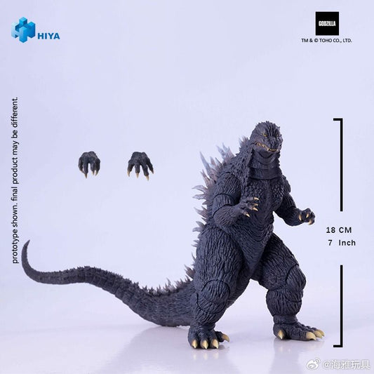 HIYA Exquisite Basic 7" Godzilla Against Mechagodizlla Godzilla Action Figure EBG0285