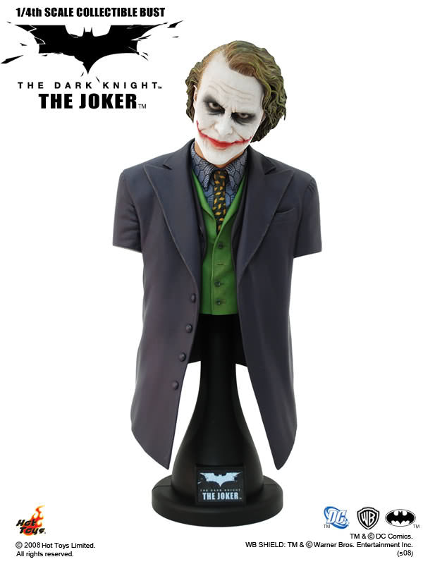 Hot Toys The Dark Knight – Joker 1/4th Scale Collectible Bust HTB04