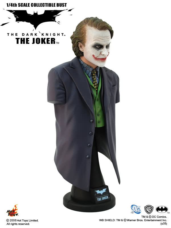 Hot Toys The Dark Knight – Joker 1/4th Scale Collectible Bust HTB04