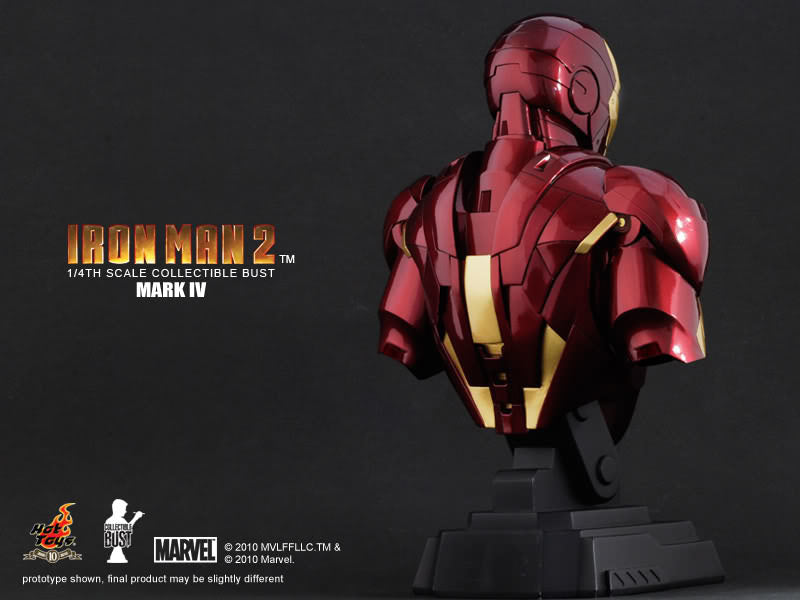 Hot Toys Iron Man 2 Mark IV 1/4th Scale Collectible Bust HTB06