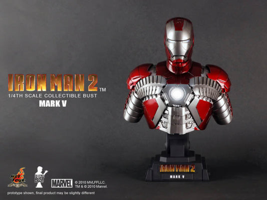 Hot Toys Iron Man 2 Mark V 1/4th Scale Collectible Bust HTB09