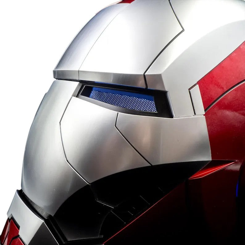 Killerbody Iron Man Mark V Helmet With Bluetooth Speaker Life Size Collectable ( Marvel Studios Officially licensed authentic version )