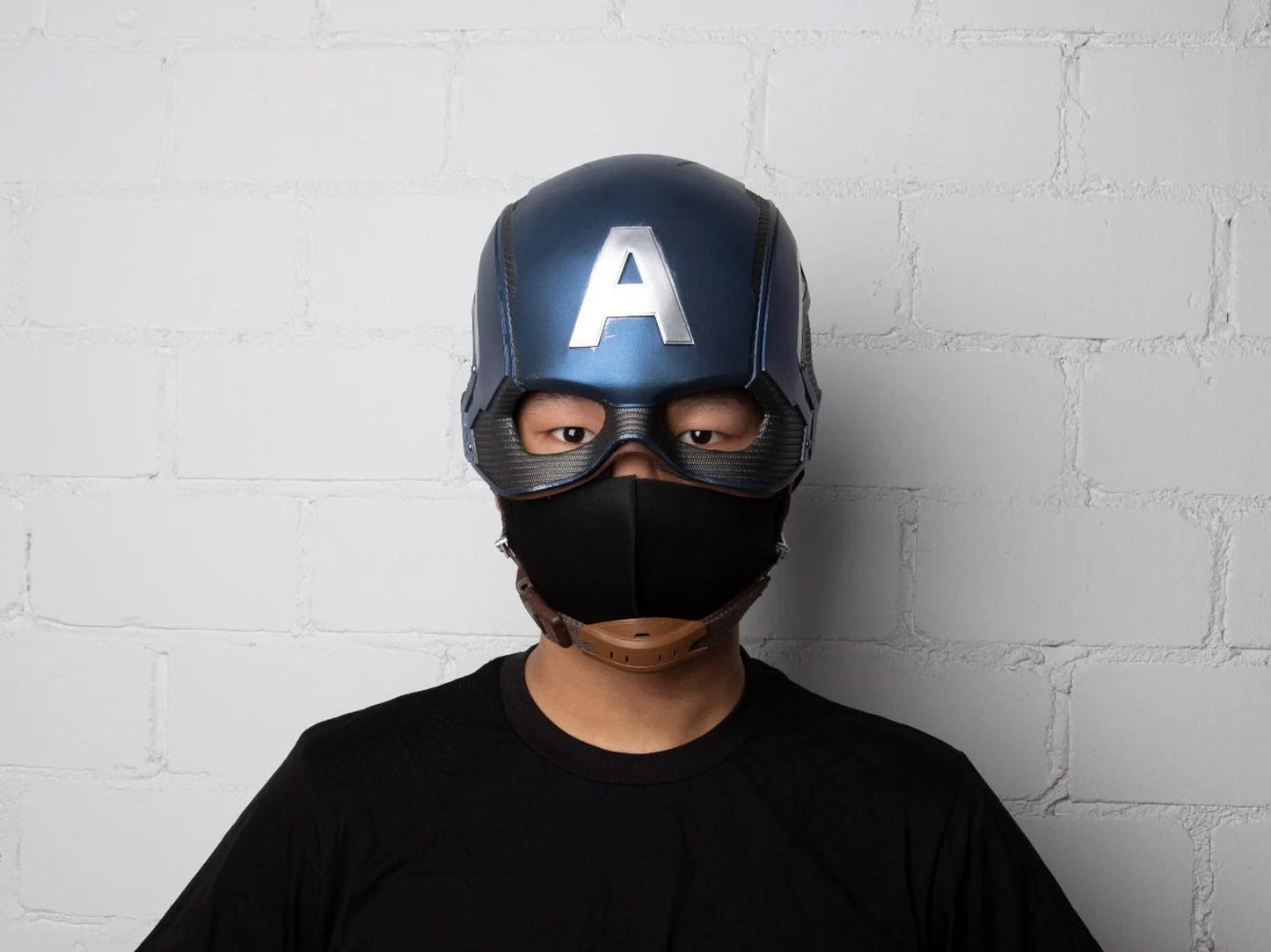 Avengers Endgame Captain America Life Size Wearable Helmet MST6002