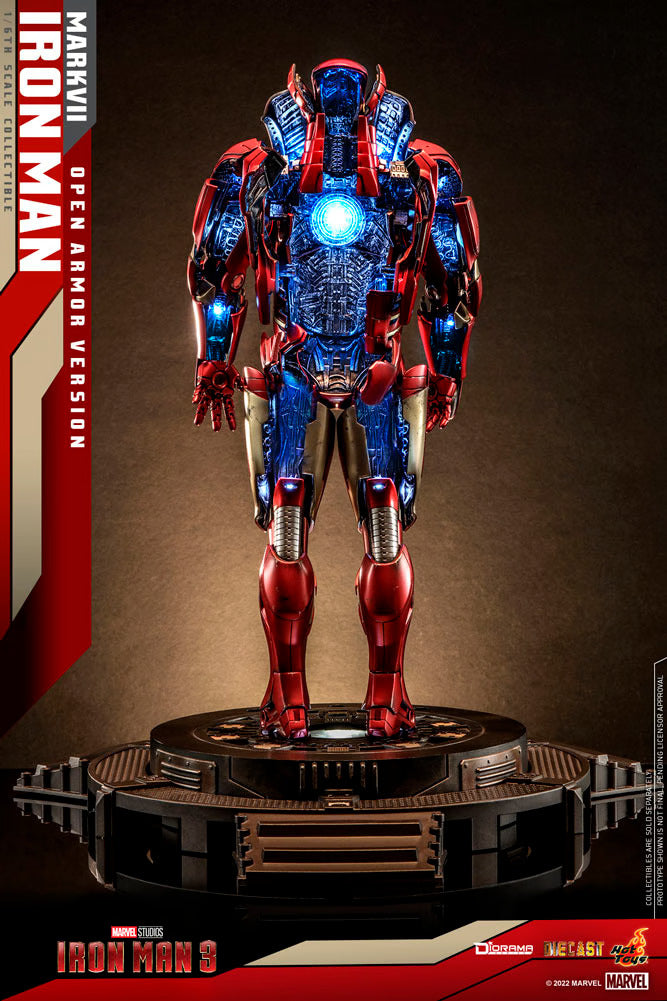 Hot Toys Iron Man 3 Iron Man Mark Vii (Open Armor Version) 1/6th Scale Collectible DS004D51