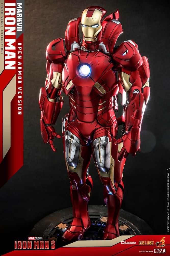 Hot Toys Iron Man 3 Iron Man Mark Vii (Open Armor Version) 1/6th Scale Collectible DS004D51