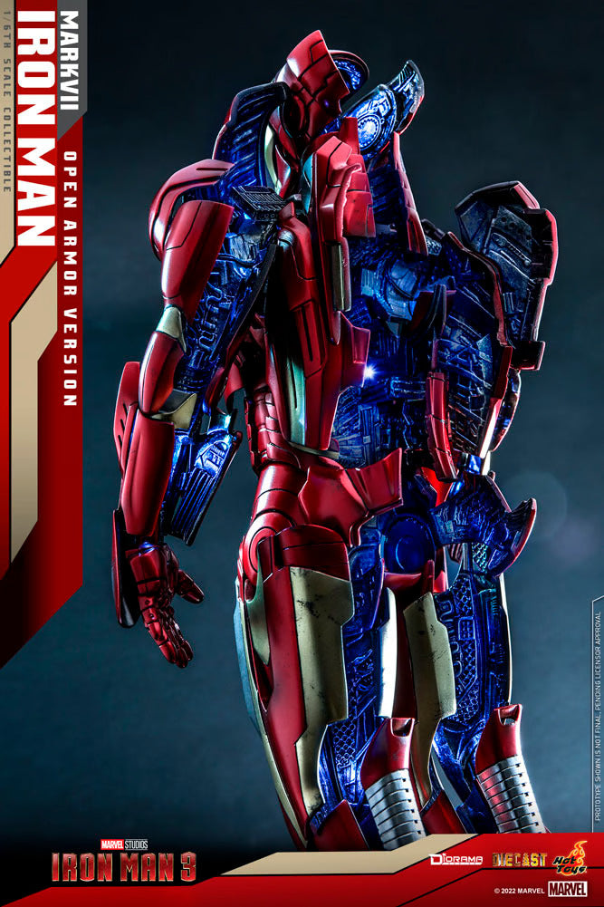 Hot Toys Iron Man 3 Iron Man Mark Vii (Open Armor Version) 1/6th Scale Collectible DS004D51