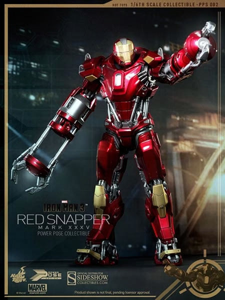 Hot Toys Iron Man 3 - Power Pose Red Snapper PPS002