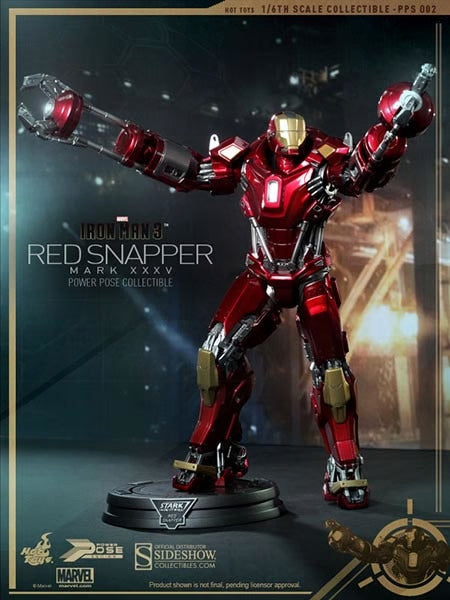 Hot Toys Iron Man 3 - Power Pose Red Snapper PPS002