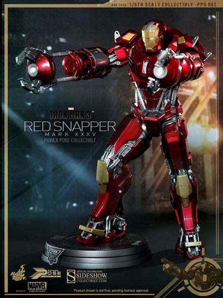 Hot Toys Iron Man 3 - Power Pose Red Snapper PPS002